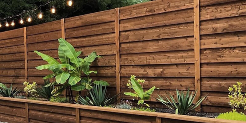 cedar privacy fences - Star Gate & Fence