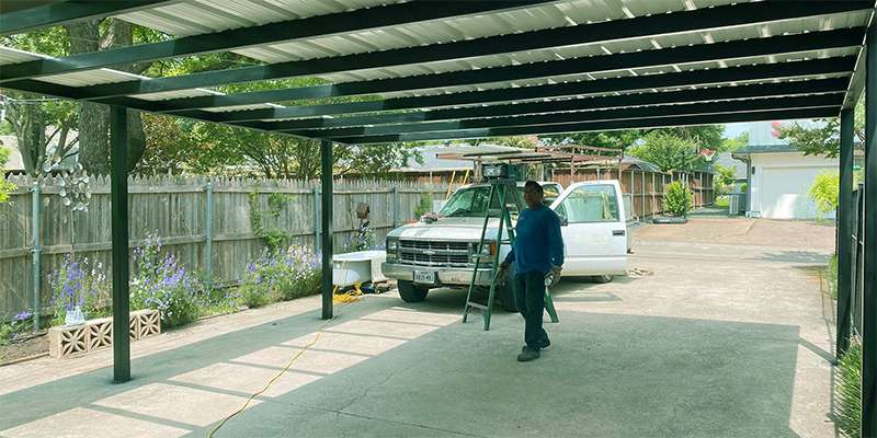 Carport Installation - Star Gate & Fence