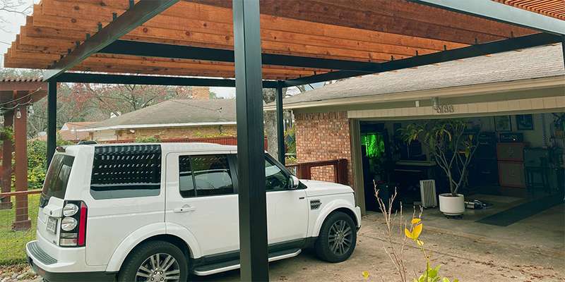 Perfect Carport Installation - Star Gate & Fence