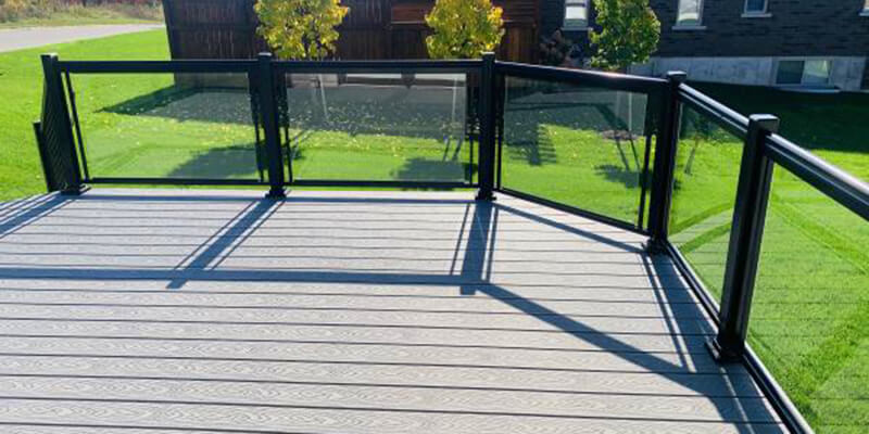 Glass Patio Railings - Star Gate and Fence