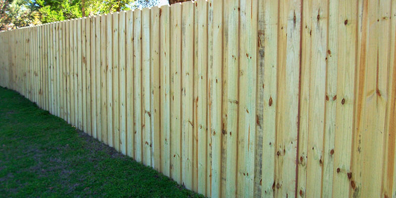 Pine Wood Fence - Star Gate and Fence