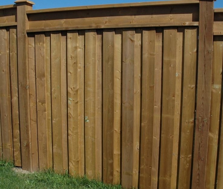 Board-on-Board Vertical Fence type