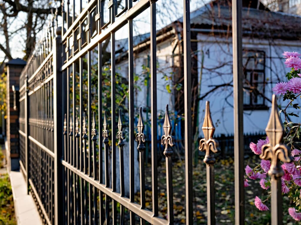 wrought iron fence type for fence installation companies