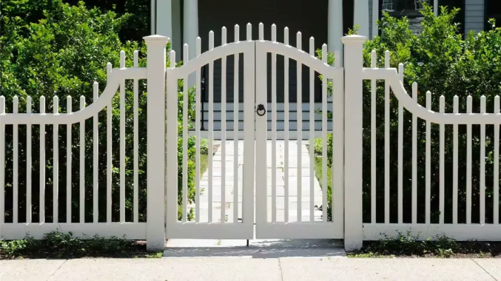 white picket fence gate repair