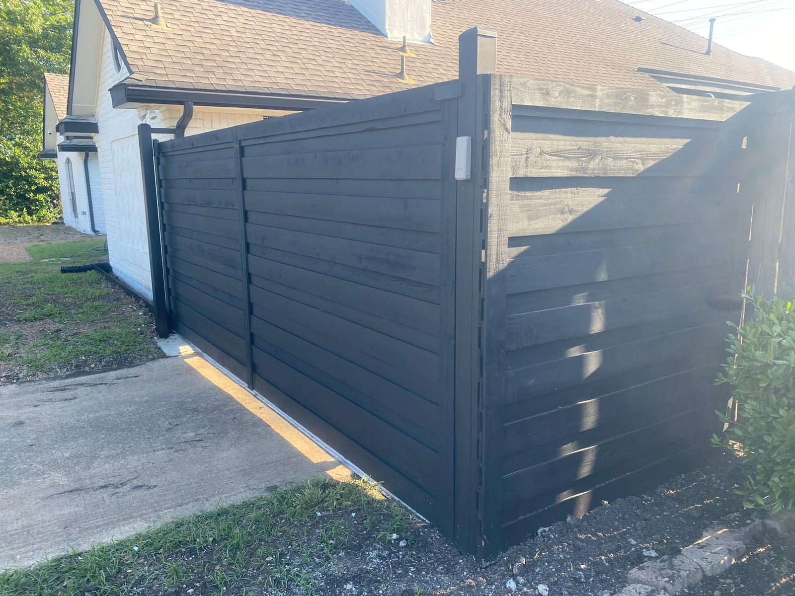 Fence post inspected at the ground line in DFW clay soil
