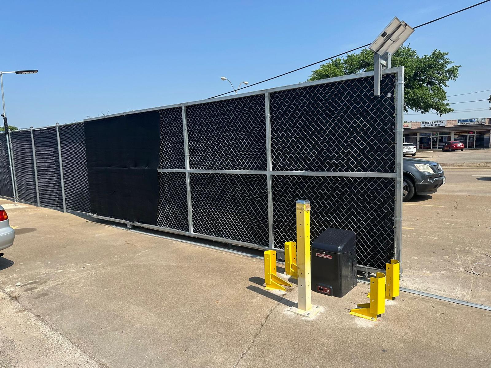 Vinyl privacy fence installed by Star Gate & Fence