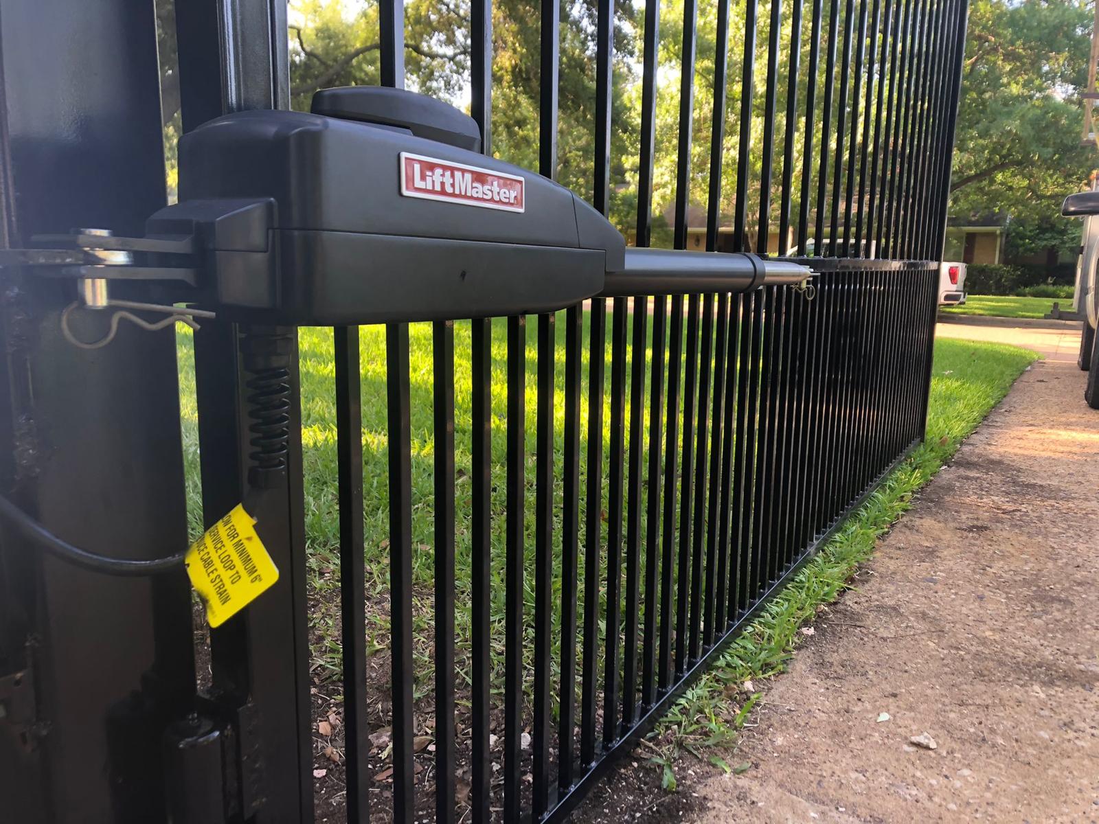 Commercial automatic gate installed by Star Gate & Fence