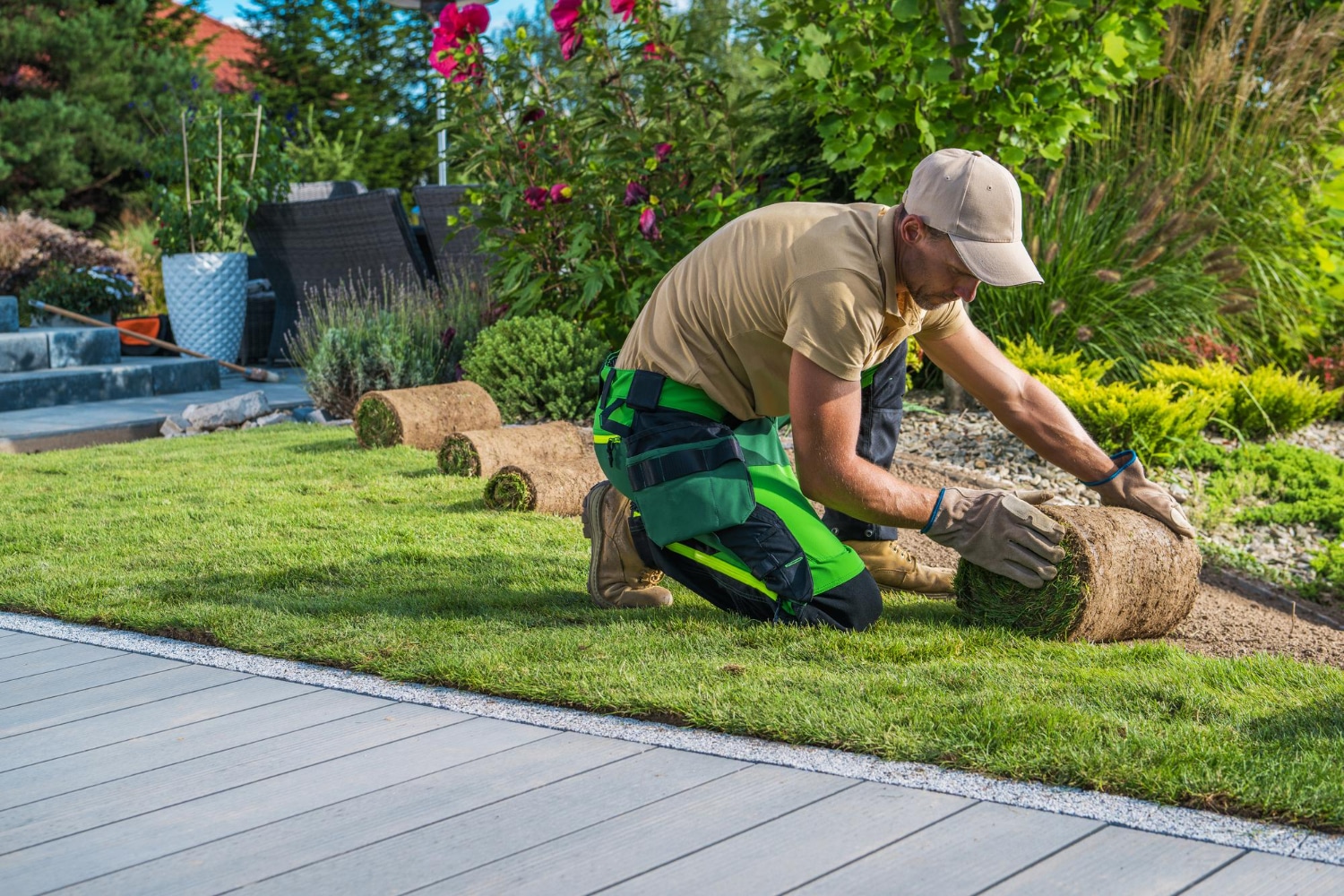 Landscaping and outdoor construction completed in Dallas