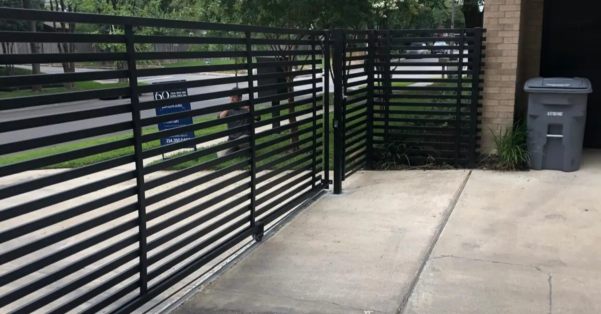 professional rolling gate repair black gate