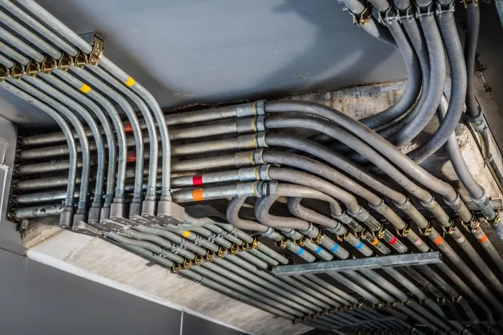 steel conduit installation